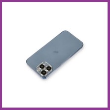 Bezos iPhone 11 Pro Max Uyumlu Metal Kamera Lens Koruma Cam - Gold Atg