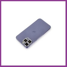 Bezos iPhone 12 Pro Uyumlu Metal Kamera Lens Koruma Cam - Gold Atg