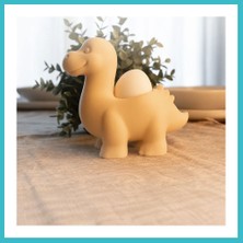 Defne Store 3D Baskı Dinozor Yumurtalık - Sevimli Eggosaurus Yumurta Tutucu-Bej Dfnbez