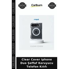 Carlburn Clear Cover iphone Duo Şeffaf Koruyucu Telefon Kılıfı Ek Koruma Ekipman Mobil Aksesuar