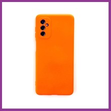 Bezos Samsung Galaxy M52 5g Uyumlu Kılıf Nano Içi Kadife Silikon - Turuncu Atg