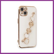 Bezos iPhone 14 Plus Uyumlu Kılıf Esila Silikon - Beyaz Atg
