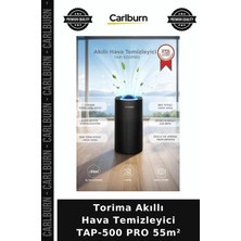 Carlburn Özel Seri Torima Akıllı Hava Temizleyici TAP-500 Pro 55M² Cihaz Tasarım Yaşam Alanı