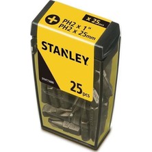 Stanley Stht726808L 25 Adet Ph2 Vidalama Uç Seti Uzun Ömürlü Tasarım ile Profesyonel Kullanım İçin