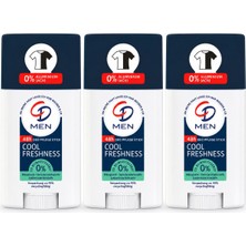 CD Men Cool Freshness Stick Deodorant 3X40 ml - 48 Saat Koruma