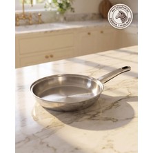Zebra Thailand Zebra Paslanmaz Çelik Tava 22 cm Vitalux, 3 Katmanlı Kapsül Taban, İndüksiyon Uyumlu