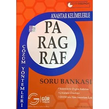 Gür Yayınları ÖSYM  Tarzı Anahtar Kelimelerle Paragraf Çözüm Yöntemleri