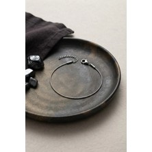 Inure Jewelry 316L Çelik Gümüş Renk Çok Ince Zincir Model Erkek Bileklik