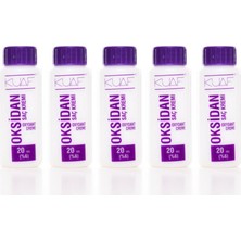 Kuaf Peroksit 60 ml Oksidan 20 Volüm %6 - 5 Adet