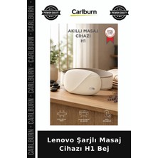 Carlburn Premium Lenovo Şarjlı Masaj Cihazı H1 Bej Kişisel Bakım Konfor Karın Aleti