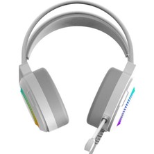 Gamebooster Hammer 7.1 Rainbow Beyaz Gaming Kulaklık H02W