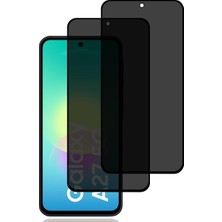 Coolacs Samsung Galaxy A27 Uyumlu Privacy Hayalet Gizli Tam Kaplayan Ekran Koruyucu 2 Adet
