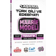 Çap Yayınları Üniversiteye Hazırlık Türk Dili ve Edebiyatı Ders Platosu Maarif Modeli Tematik Soru Bankası 1. Aşama