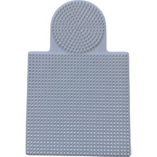 Hdg Ütü ile Yapışan Boncuk Dizme Tablası Büyük Boy - Kare : 15,5 cm - Daire : 8,5 cm
