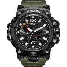 SMAEL S1545 Asker Yeşili Erkek Kol Saati