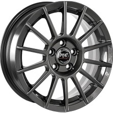 Rc 15 Inç 5X100 Oz Racing Polo Ibiza Fabia Uyumlu Gun Metal Jant Modeli (4 Adet)