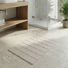 Mapple Home Aqua Luxe Vantuzlu Duş Kaydırmazı Katlanabilir Kaydırmaz Banyo Paspası 45X70