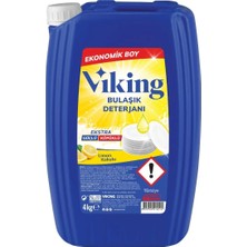 Viking Limon Kokulu Bulaşık Deterjanı 4 kg