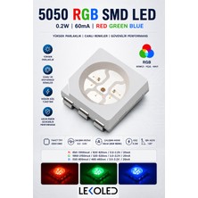 Lekoled 5050 Rgb Smd LED  4000 Adet