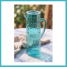 Defne Store Arkilik Allegra 1,5 Lt Aquamarin Sürahi (Buzdolabı Kapak Rafına Sığar) Dfnbez