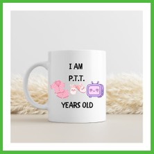 Bezos I Am Ptt Years Old Tasarımlı Kupa Model 220 Eğlenceli Baskılı Seramik Kahve Kupası Arz