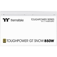 Thermaltake 850W 80+ Gold Toughpower PS-TPT-0850FNFAGE-W Pcıe 5.0 Tam Modüler Power Supply Beyaz