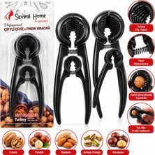 Marsilyan 2pcs Set Döküm Metal Fındık - Ceviz Kıracak (4887)