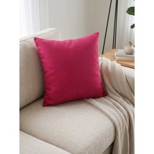 Piyes Home Kırmızı Dokulu Kırlent 2 Adet