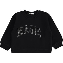 Civil Girls Magic Nakışlı 2-5 Yaş Sweatshirt - Siyah