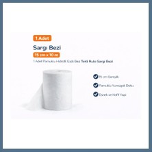 Bezos Sargı Bezi 15 cm x 10 M 1 Adet Pamuklu Hidrofil Gazlı Bez Tekli Rulo Sargı Bezi Bbz