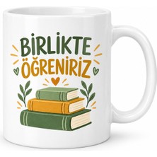 Defne Store Birlikte Öğreniriz Tasarımlı Porselen Kupa - Model 301 Dfnbez