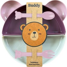 Tucklebery Buddy Mama Tabağı Seti 7'li - Pembe