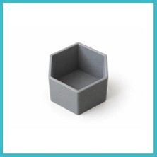 Defne Store 3D Baskı Modüler Petek Çekmece Organizeri Altıgen Bölmeli Çekmece Içi Düzenleyici Çorap ve Küçük Eşya Gri Dfnbez