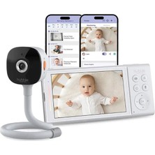 Hubble Gobaby Pro Aı Wifi Connect 5'' Dijital Ekranlı Bebek Kamerası