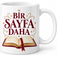 Defne Store Bir Sayfa Daha Tasarımlı Porselen Kupa - Model 322 Dfnbez
