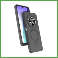 Bezos Redmi 14C Uyumlu Regal Magsafe Standlı Kapak - Titan Gri Mgc