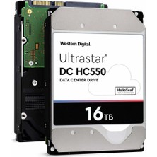 Wd 3.5" 16TB Ultrastar Dc HC550 WUH721816ALE614 7200 Rpm 512MB Sata-3 Enterprise Güvenlik ve Nas