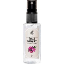Rebul Bouquet 50 ml Sprey Kolonya 80 Derece Müge Çiçeği Kokusuyla Ferahlatıcı Hediye