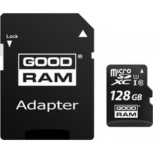 Goodram 128GB M1AA-1280R12 Microsdxc Class 10 Uhs-I U1 100MB/S Hafıza Kartı + Sd Adaptör