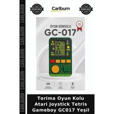 Carlburn Özel Seri Torima Oyun Kolu Atari Joystick Tetris Gameboy GC017 Yeşil Jetonlu Cep Cihaz