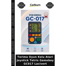 Carlburn Özel Üretim Torima Oyun Kolu Atari Joystick Tetris Gameboy GC017 Lacivert Arkadaşa Arkat Hediye
