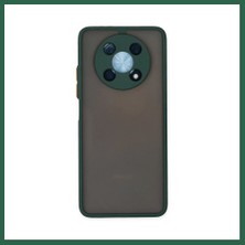 Vintessy Vıntessy Huawei Nova Y90 Uyumlu Kılıf Montreal Silikon Kapak - Yeşil BZS01