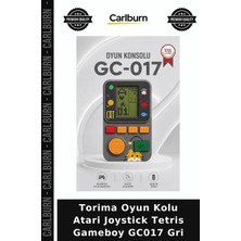 Carlburn Özel Seri Torima Oyun Kolu Atari Joystick Tetris Gameboy GC017 Gri Retro Vakit Taşınabilir