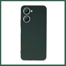 Vintessy Vıntessy Vivo Y18 Uyumlu Kılıf First Silikon - Koyu Yeşil BZS01