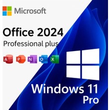 Microsoft Windows 11 Pro + Office 2024 Pro Plus Dijital Lisans Anahtarları Key