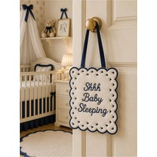 Tly Home Textiles Keten Bebek Uyku / Baby Sleeping Kapı Yastığı(Lacivert)