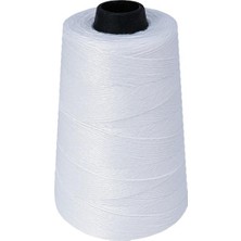 Fdm Çuval Ağzı Dikiş Makinesi Ipi 3 Kat 26 No Beyaz %100 Polyester Konik Makara Çuval ve Torba Kapatma Ipliği