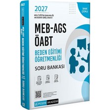 Pegem 2027 Öabt Meb-Ags Beden Eğitimi Öğretmenliği Soru Bankası Çözümlü Pegem Akademi Yayınları