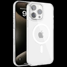 Joko Apple iPhone 15 Pro Max Gleam Pc Sert Magsafe Kılıf - Şeffaf