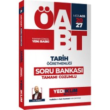Anla Kazan Yayınları Yediiklim 2027 Meb Ags Öabt Tarih Öğretmenliği Tamamı Çözümlü Soru Bankası